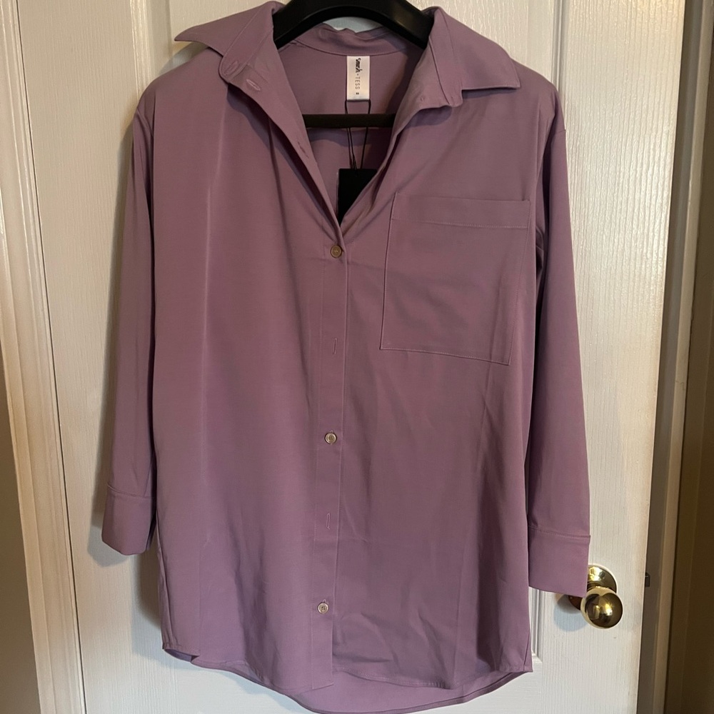 Smash + Tess Very Violet Shirt Dress